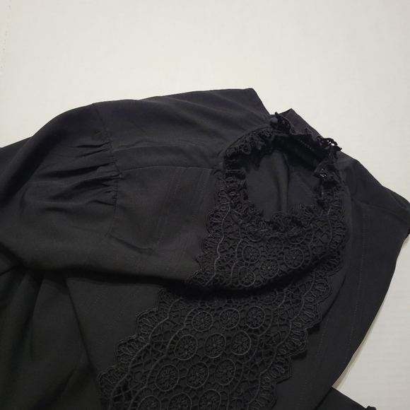 HALOGEN black long sleeve top sz xs - Picture 11 of 14